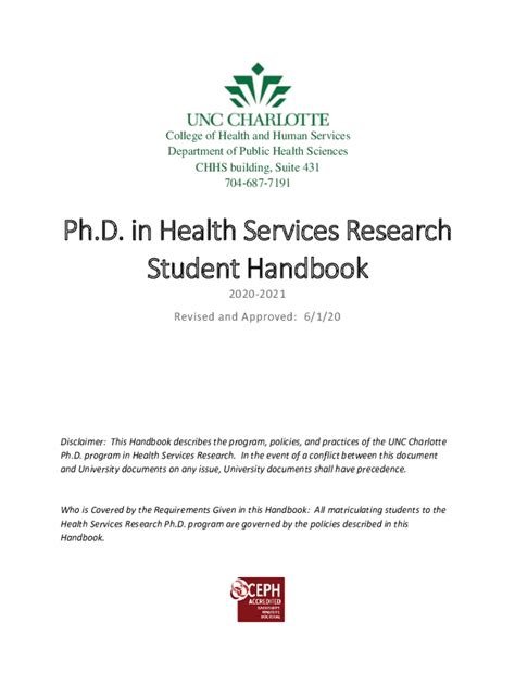 Fillable Online publichealth uncc Application for - Department of ...