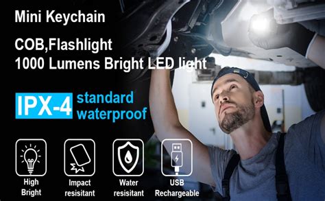 EOS Multifunction Keychain Led Light with Bottle Opener, Magnetic Base ...