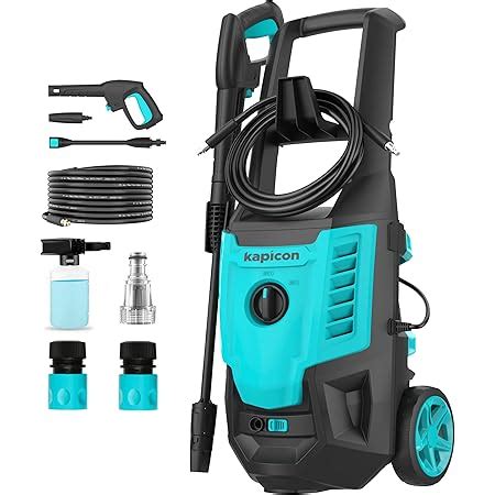ResQTech PW-107 1900 Watt 150 Bar High Pressure Washer with Foam Cannon ...