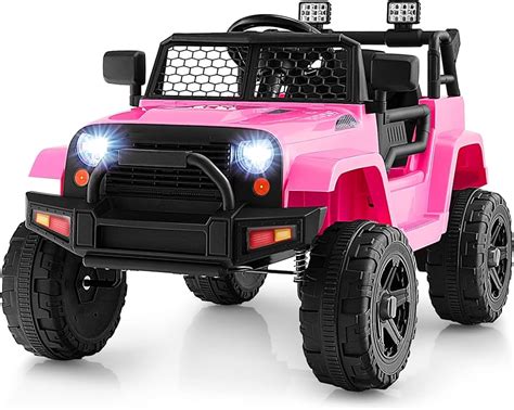 12v ride on pink sales