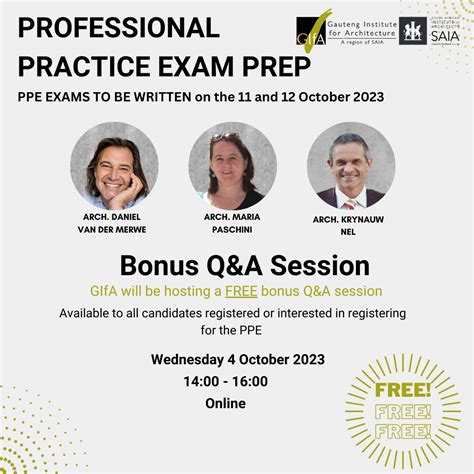 Professional Practice Exam | GIfA