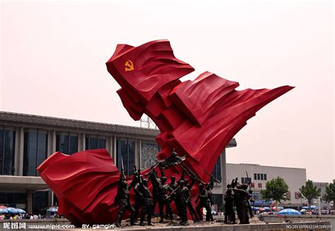 华派雕塑代表安徽雕塑向建党95周年献礼