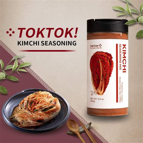 TOKTOK Korean Kimchi Seasoning Powder Mix 3.5oz (100g) BBQ Grilling – CALD
