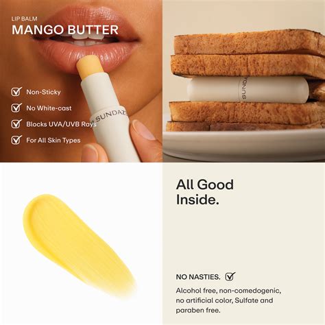 SPF 30 Mango Butter Lip Balm – 52 Sundaze Skincare