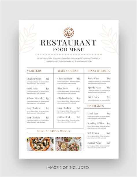 Free Catering menus templates to design online | Freepik