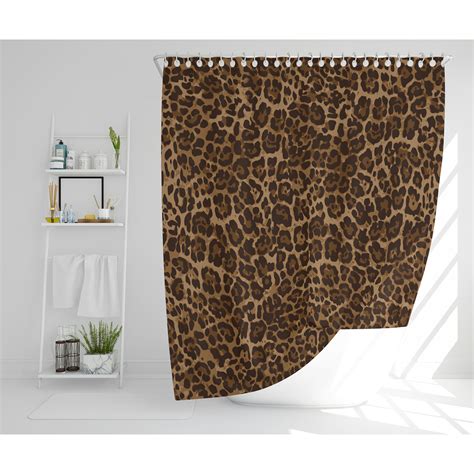 Leopard Print Shower Curtain