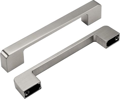 goldenwarm 5 Pack Brushed Nickel Cabinet Handles Kitchen Cabinet ...