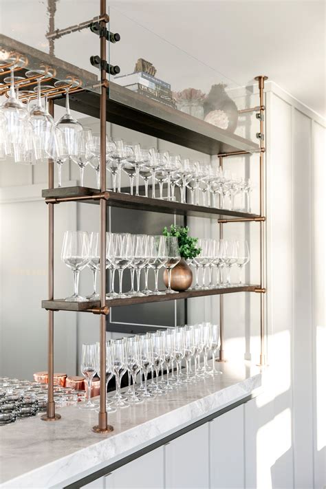Amuneal Bar Shelving | Modern home bar, Home bar designs, Bars for home