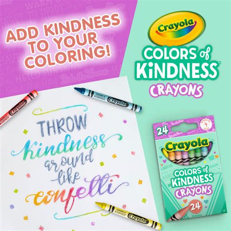 Crayola Colors of Kindness Crayons, 24 Count – Krazy Caterpillar