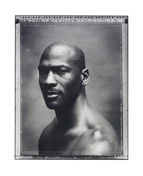 Michael Jordan Portrait Black And White