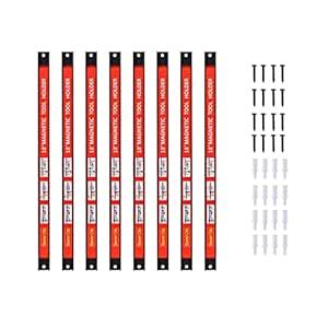 Magnetic Tool Holder 18 Inch 8 Pack Heavy Duty Magnet Tool Bar Strip ...
