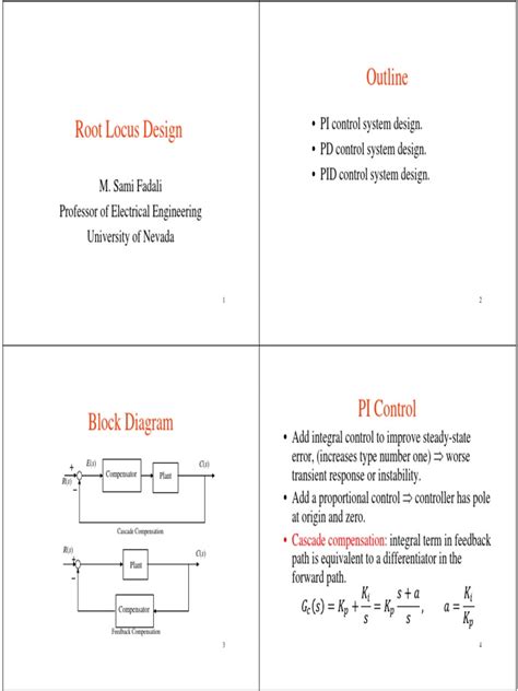 Root Locus Design | PDF | Control Theory | Emergence