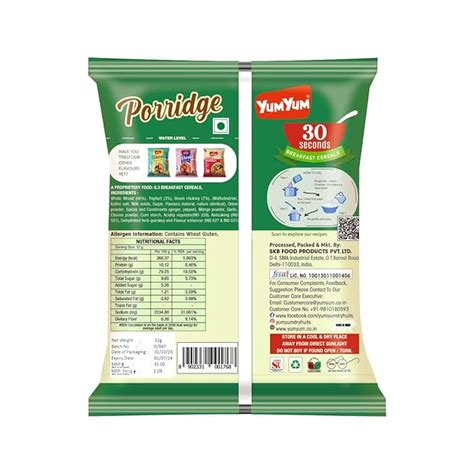 Instant Porridge – Yum Yum