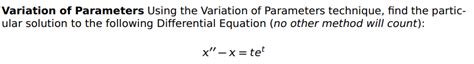 Variation of Parameters Diff.equations 的图像结果