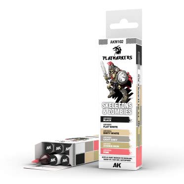 Buy Playmarkers Set - Squeletons & Zombies - AK Interactive ...