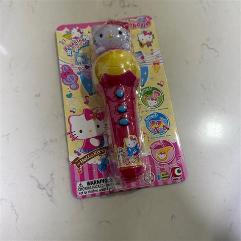 Hello Kitty Microphone, Hobbies & Toys, Toys & Games on Carousell