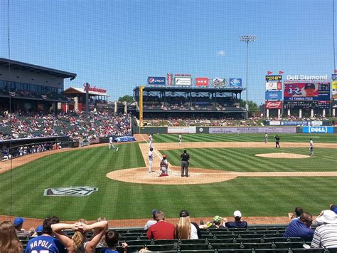 Dell Diamond Stadium in Round Rock, TX, home of the Minor League Round Rock Express, Triple-A ...