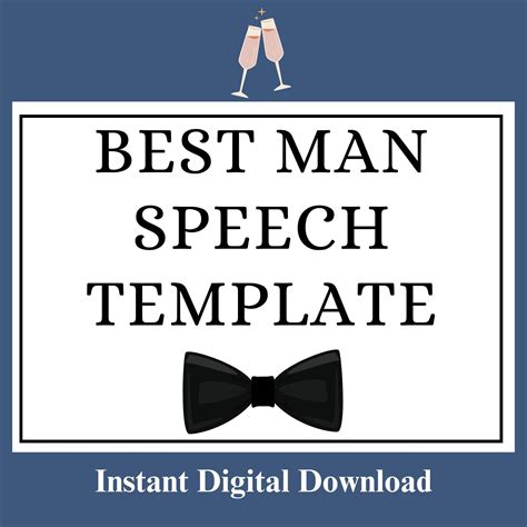 Best man speech template – Artofit