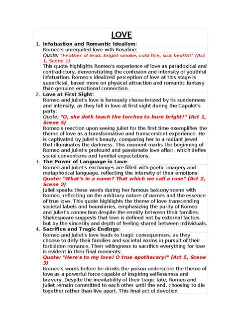 'Romeo and Juliet' Key Quotations - Important Quotations Top quote from ...