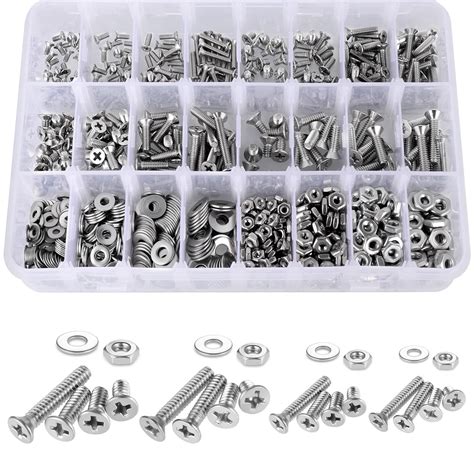 Amazon.com: 900PCS Nuts and Bolts Assortment Kit for Home Projects ...