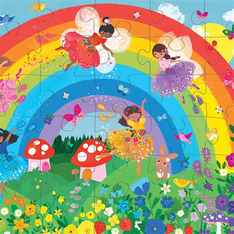 Rainbow | 36pc Floor Puzzle | Crocodile Creek – Playdreamers