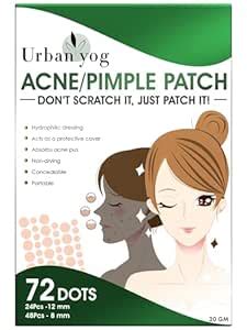 Urban Yog Acne Pimple Patch Facial Kit -72 Dots | Salicylic Acid ...