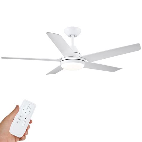 White Modern Ceiling Fan