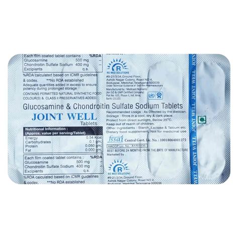Joint Well - Strip of 10 Tablets : Amazon.in: Health & Personal Care