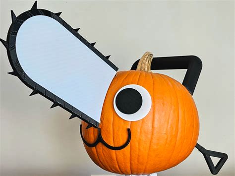 Chainsaw Man Pochita Pumpkin Mask by Halfway_Engineered - MakerWorld