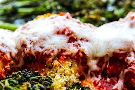 Sheet Pan Chicken Parmesan with Crispy Broccolini - Ally's Cooking