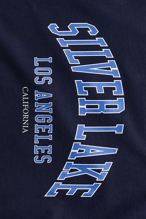 Predimenzionisana majica - Mornarsko plava/Silver Lake - Ladies | H&M RS