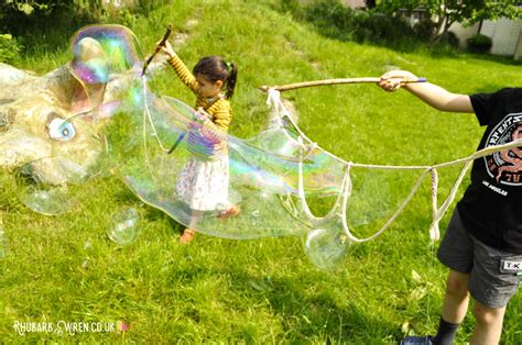 How to Make a Giant Bubble Wand - Rhubarb and Wren