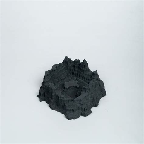 New The Grand Canyon Black - Mountain Shaped Ashtray and Decor Piece ...