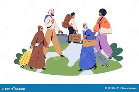 Refugees, Migrants Wandering Around World. Migration, Immigration ...