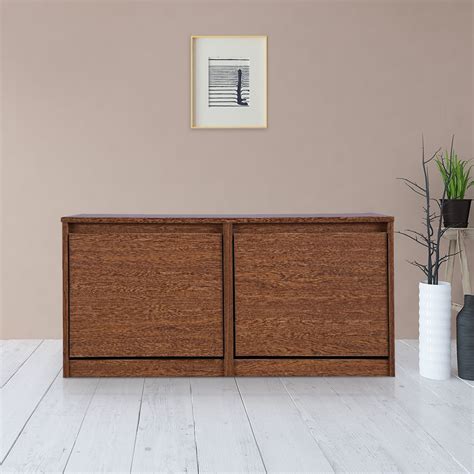 Buy Alder Engineered Wood Shoe Rack in Oak Colour Online - 81% Off ...