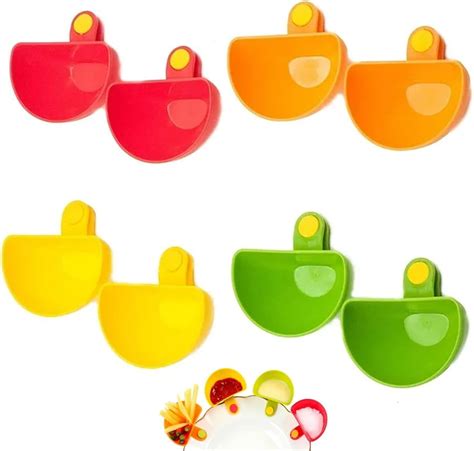 Clip on Condiment Cups, Dip Clip Bowl Holder Clip-On Sauce Cups ...
