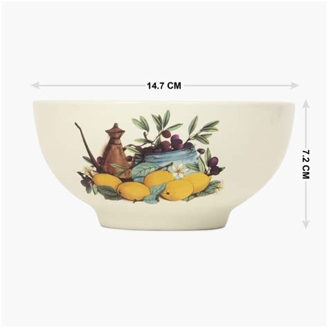 Buy Cranberry Printed Bowl from Home Centre at just INR 345.0
