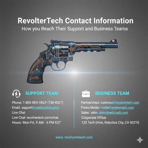 RevolverTech Contact Information: How to Reach Their Support and ...