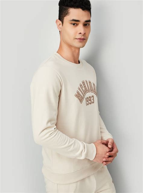 Buy Men Typography Printed Sweatshirt Online at just Rs. 799.0 ...