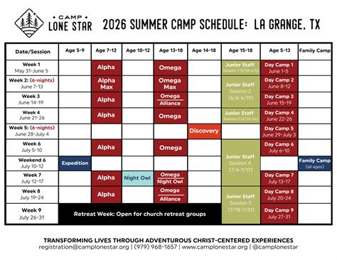 La Grange Summer Camp - Camp Lone Star
