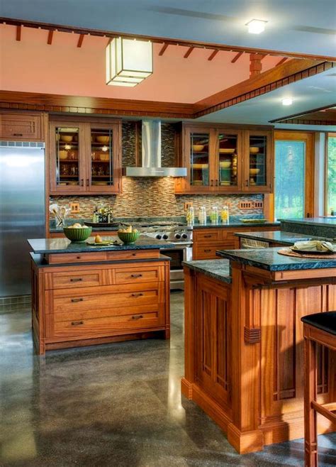 Craftsman Style Kitchen Island Designs
