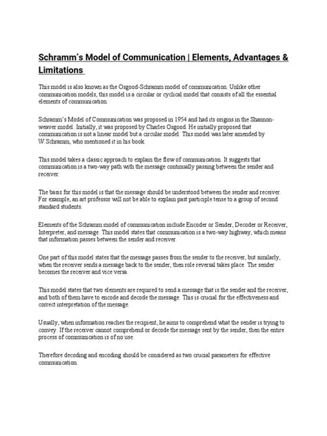 Image result for Schramm Communication Model Design