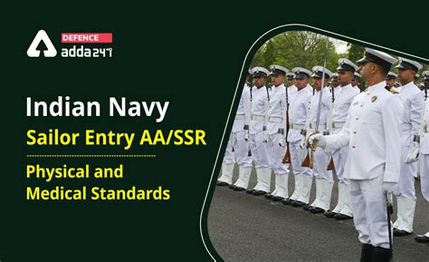 Indian Navy Sailor Entry AA/ SSR: Physical and Medical Standards