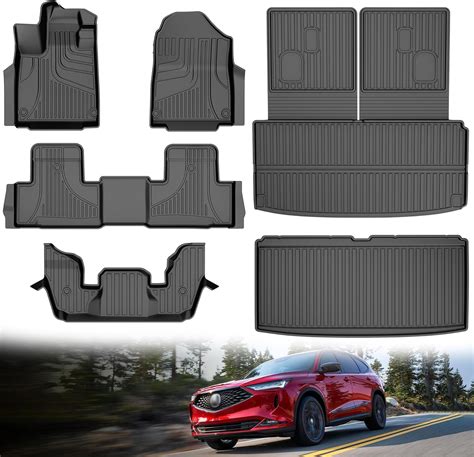 Original 2022-2024 MDX Floor Mats & Cargo Liner & Backrest Mat Full ...