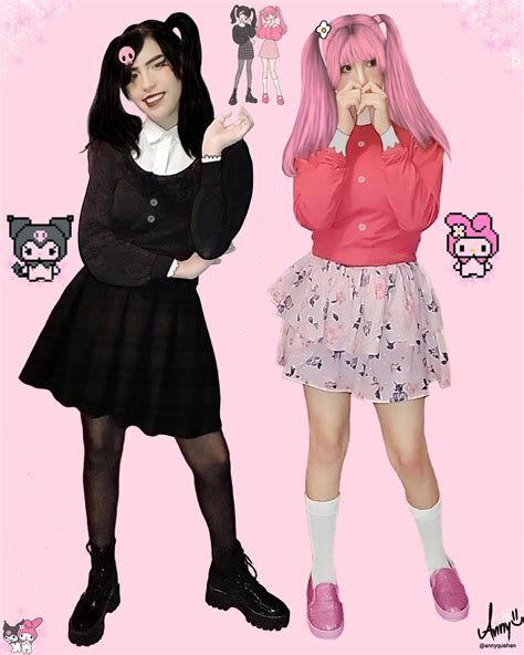 My Melody and Kuromi Cosplay