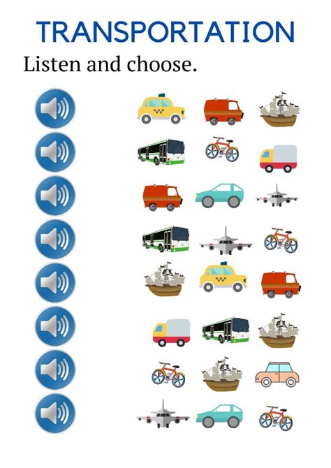 Transportation Worksheet 的图像结果