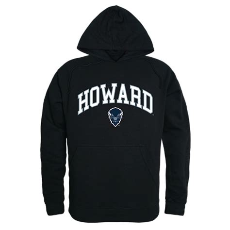 Howard University Bison Campus Hoodie Sweatshirt Black – Campus-Wardrobe