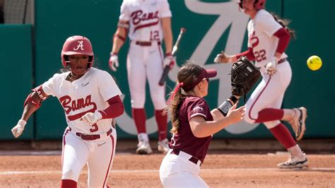 Alabama softball bats come alive to avoid being swept by LSU
