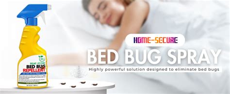 Home-Secure Bed Bug Killer Spray- 280ml | Natural, Chemical-Free & Eco ...