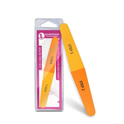 Buy Majestique 4-Way Nail File & Buffer for All Nails - Buffer Block ...